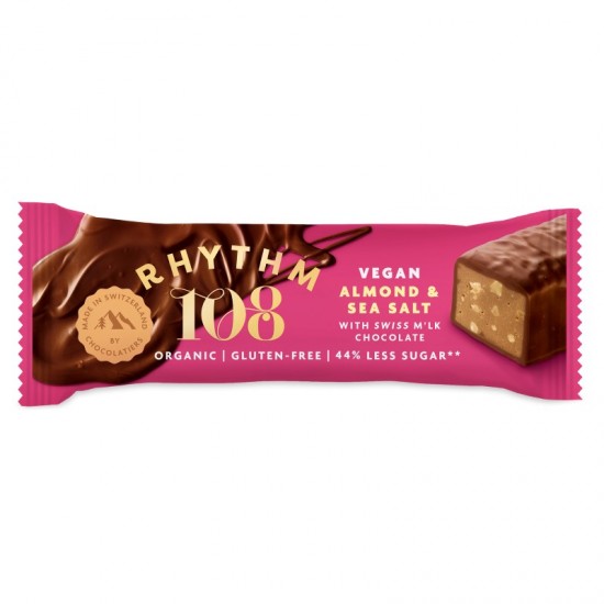 Rhythm 108 Bar - Almond & Sea Salt (15x33g)