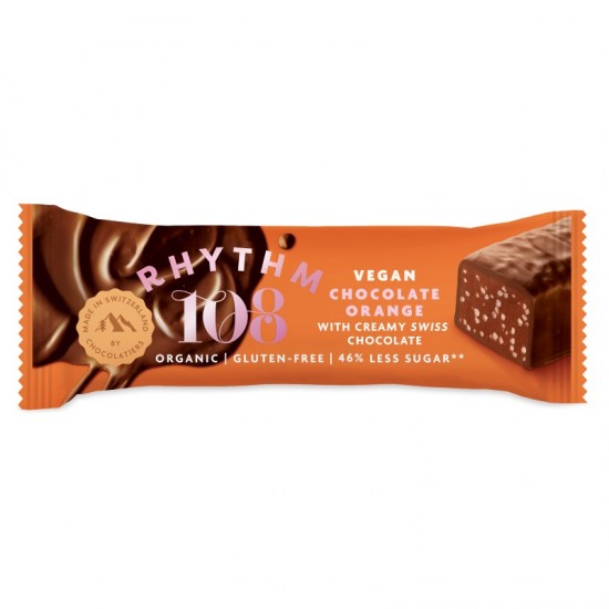 Rhythm 108 Bar - Swiss Chocolate Orange (15x33g)