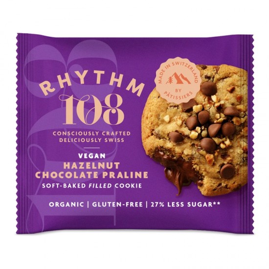 Rhythm 108 Soft Filled Cookie - Chocolate Hazelnut Praline (12x50g)