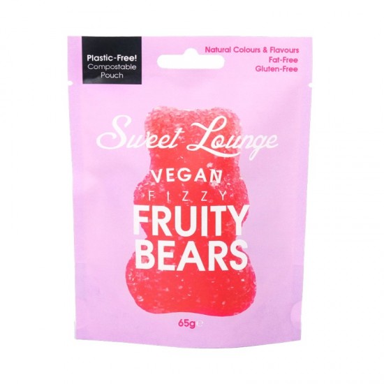 Sweet Lounge Pouch - Fizzy Fruity Bears (10x65g)