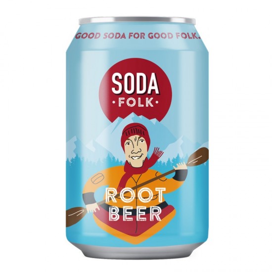 Soda Folk Craft Soda - Root Beer (24x330ml)