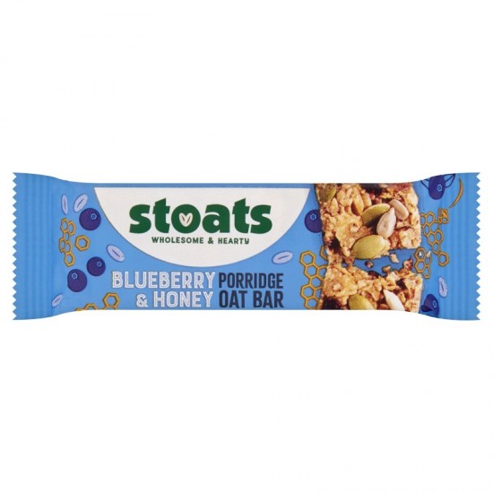 Stoats Oat Bar - Blueberry & Honey (24x42g)