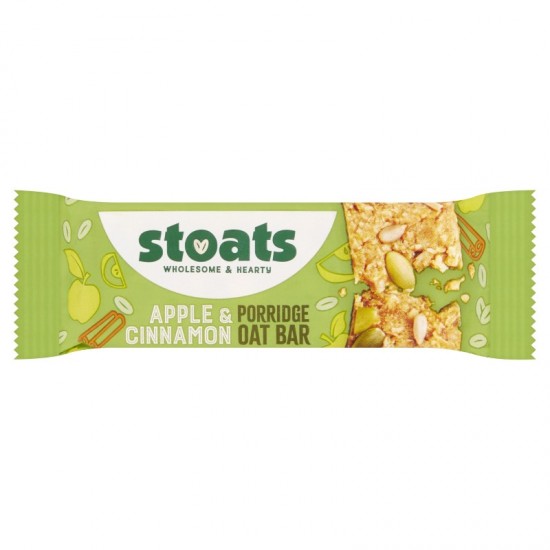 Stoats Oat Bar - Apple & Cinnamon (24x42g)