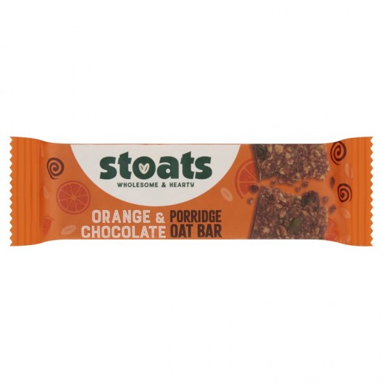 Stoats Oat Bar - Orange & Chocolate (24x42g)