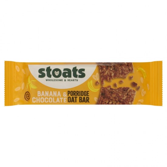 Stoats Oat Bar - Banana & Chocolate (24x42g)