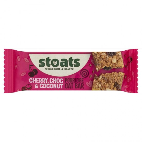 Stoats Oat Bar - Cherry, Choc & Coconut (24x42g)