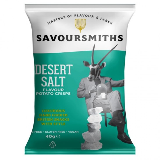 Savoursmiths Crisps - Desert Salt (24x40g)