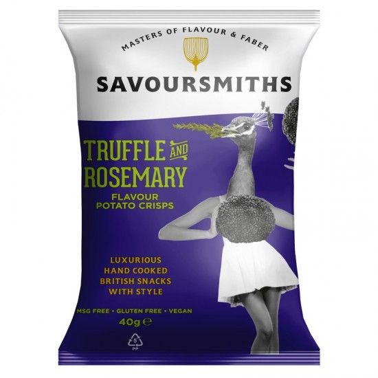 Savoursmiths Crisps - Truffle & Rosemary (24x40g)