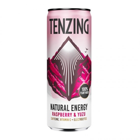 Tenzing Natural Energy Drink - Raspberry & Yuzu (12x250ml)