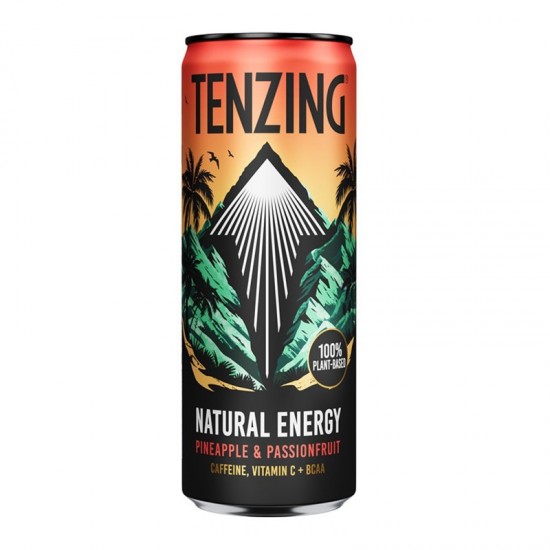 Tenzing Natural Energy Drink - Pineapple & Passionfruit (12x330ml)