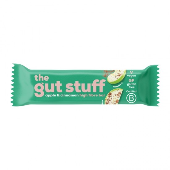 The Gut Stuff High Fibre Bar - Apple & Cinnamon (12x35g)