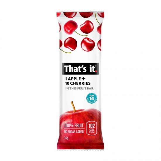 That's It Fruit Bar - Apple & Cherry (12x35g)