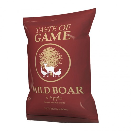 Taste of Game Crisps - Wild Boar & Apple (24x40g)