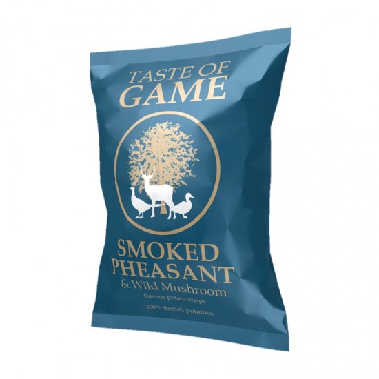 Taste of Game Crisps - Smoked Pheasant & Wild Mushroom (24x40g)