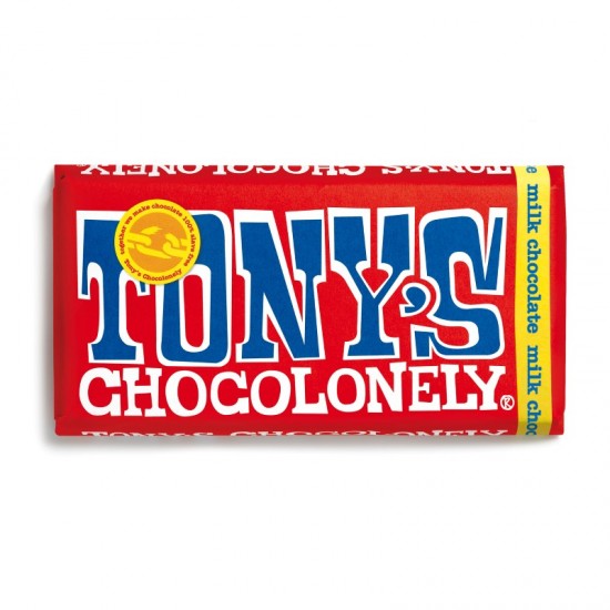 Tony's Chocolonely Bar - Milk Chocolate (15x180g)