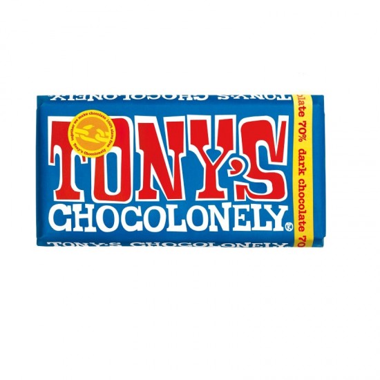 Tony's Chocolonely Bar - 70% Dark Chocolate (15x180g)