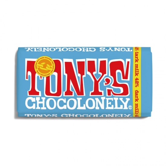 Tony's Chocolonely Bar - Dark Milk Chocolate 42% Bar (15x180g)