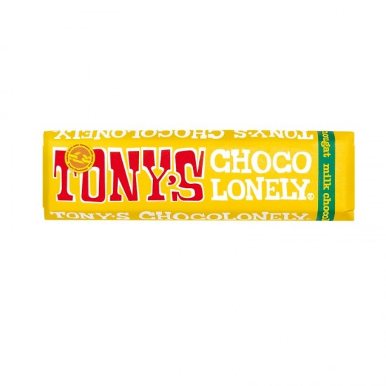 Tony's Chocolonely Impulse Bar - Milk Chocolate Almond Honey Nougat (35x47g)