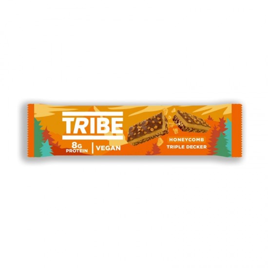 Tribe Triple Decker - Vegan Honeycomb (12x40g)