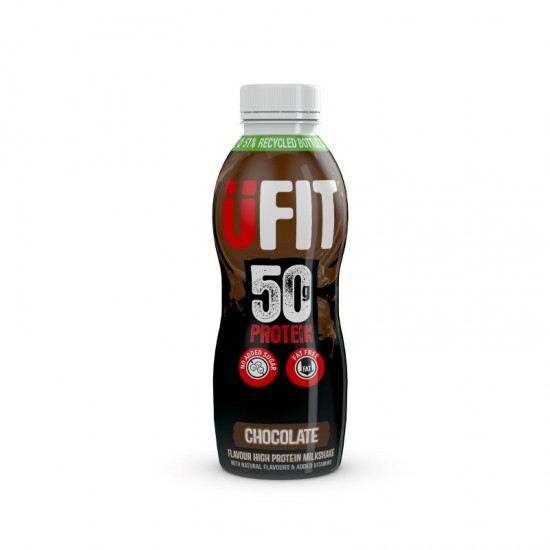 UFIT 50g High Protein Shake - Chocolate (8x500ml)