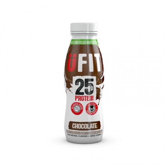 UFIT 25g High Protein Shake - Chocolate (10x330ml)