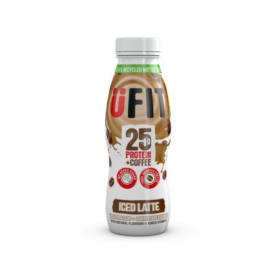 UFIT 25g High Protein Shake - Iced Latte (10x330ml)