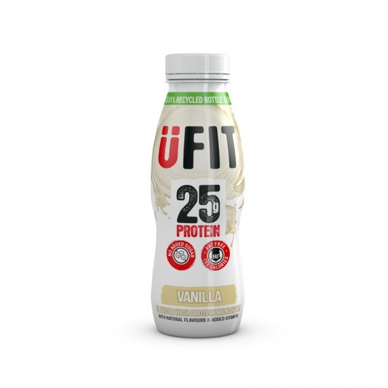 UFIT 25g High Protein Shake - Vanilla (10x330ml)