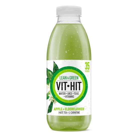 VITHIT Vitamin Water - Apple & Elderflower Lean & Green (12x500ml)