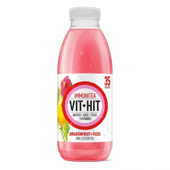 VITHIT Vitamin Water - Dragonfruit & Yuzu Immunitea (12x500ml)