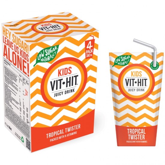 VITHIT Kids Drink - Tropical Twister (24x180ml)