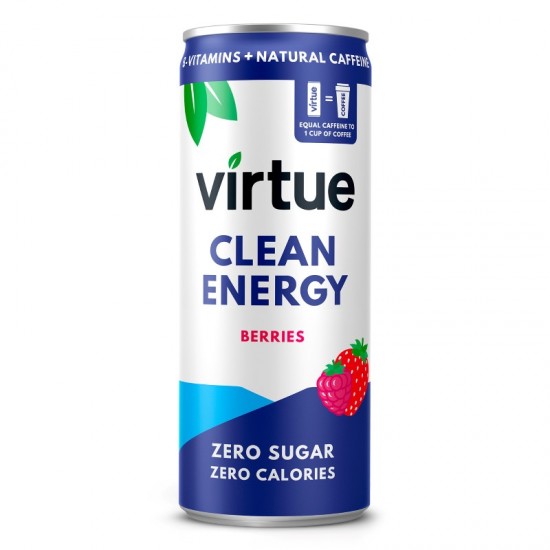 Virtue Clean Energy - Berries (12x250ml)