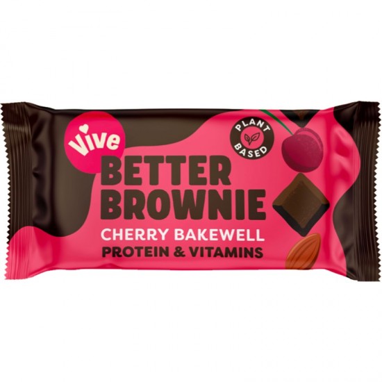 Vive Better Brownie - Cherry Bakewell (15x35g)