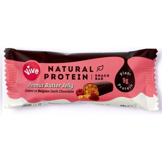 Vive Snack Bar - Dark Chocolate Peanunt Butter Jelly (12x49g)