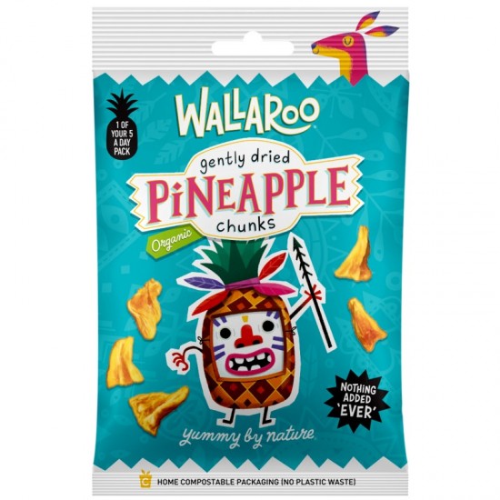 Wallaroo Snack Pack - Gently Dried Pineapple Chunks (10x30g)