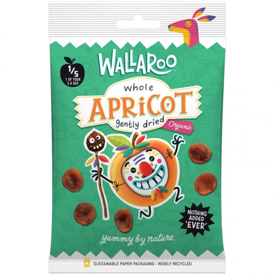 Wallaroo Snack Pack - Gently Dried Whole Apricots (10x35g)