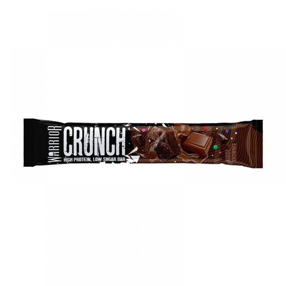 Warrior Crunch - Fudge Brownie (12x64g) - Sourceraw | Multipack High 