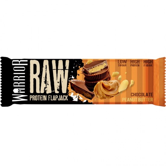 Warrior Raw Flapjack - Chocolate Peanut (12x75g)