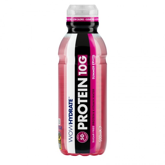 Wow Hydrate 10g Protein Drink - Summer Fruits (12x500ml)