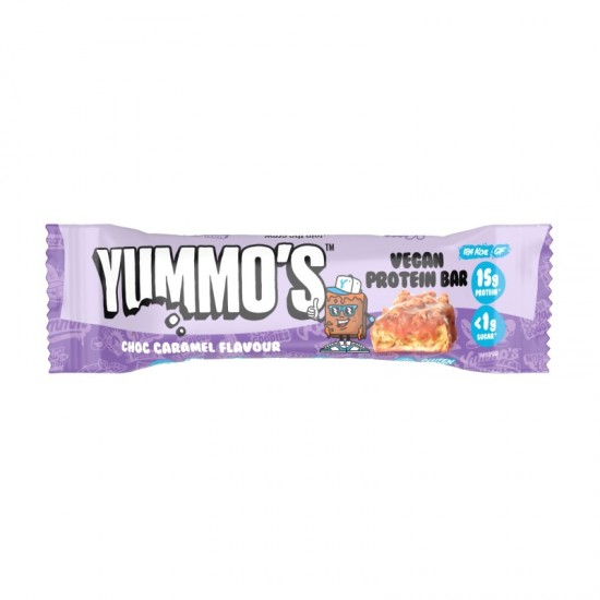 Yummo's Vegan Protein Bar - Chocolate Caramel (12x55g)